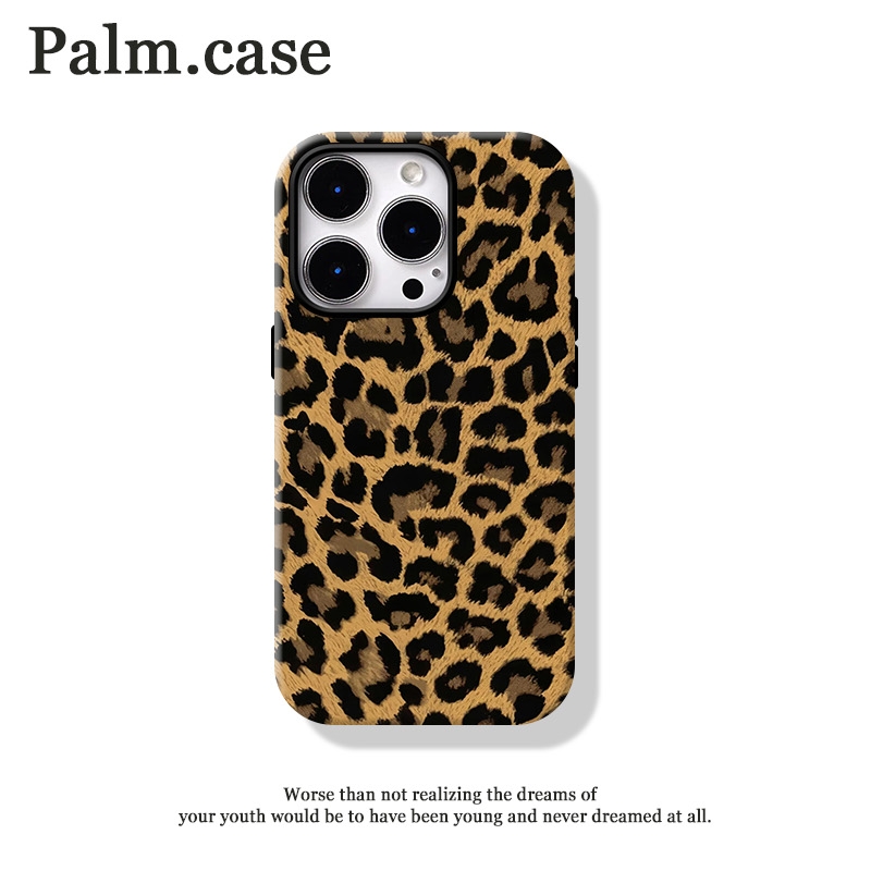 菲林二合一适用华为/oppo/vivo/小米/一加/苹果16手机壳时尚豹纹