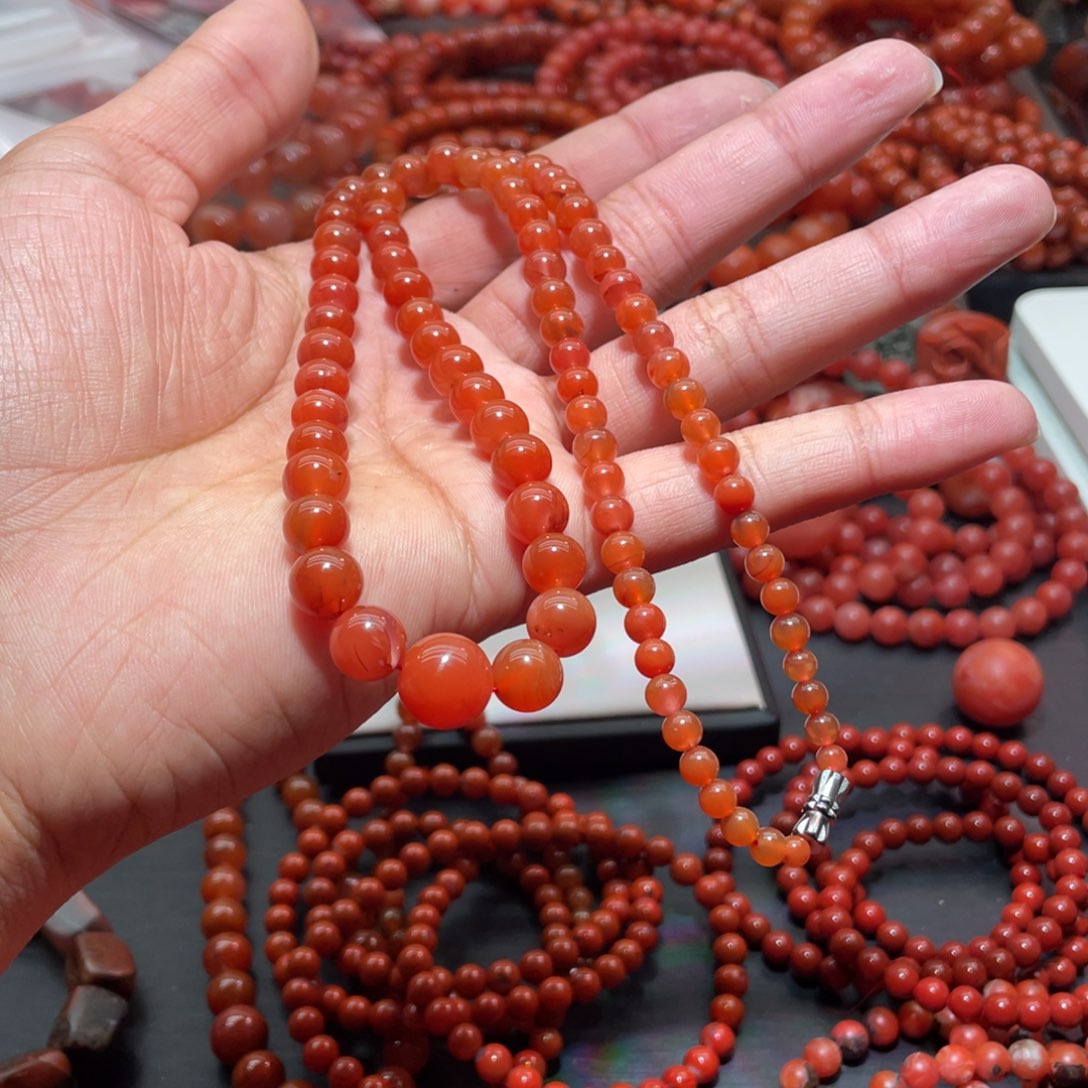 南红玛瑙手链未镶嵌D*朋
