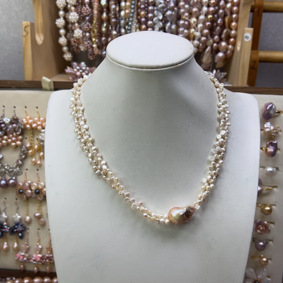 手绳合金淡水珍珠