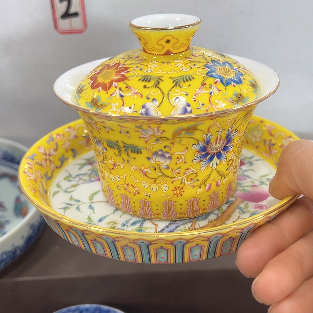 盖碗全场七景德镇的早高峰上都