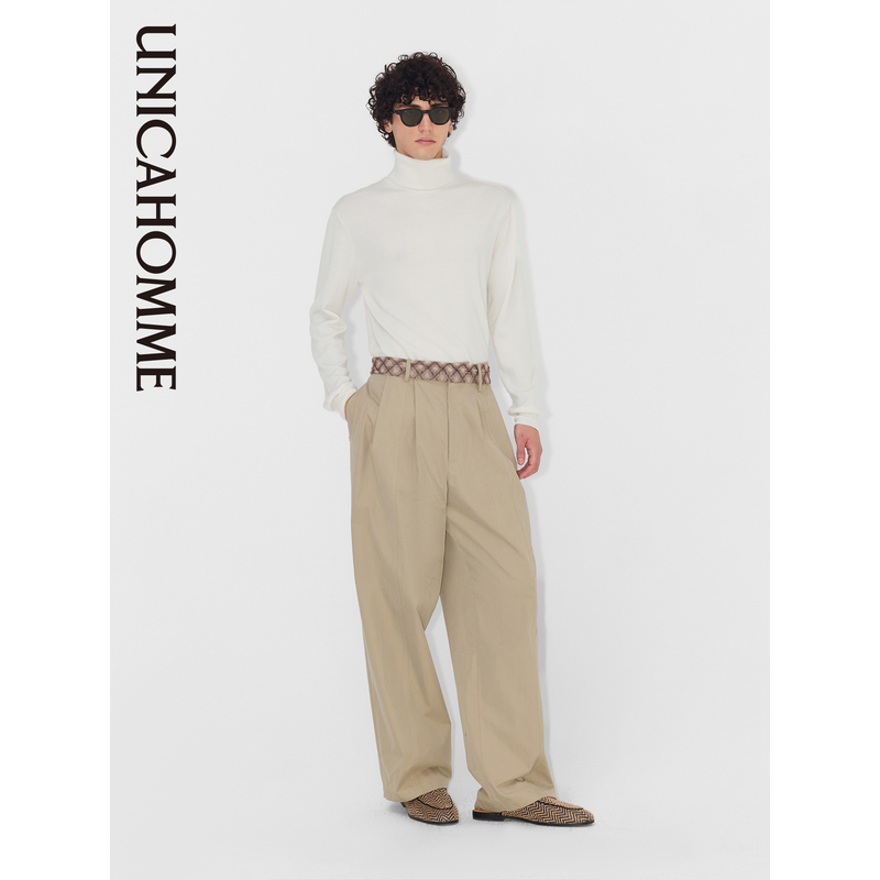 UNICAHOMME修身羊毛加厚针织打底衫