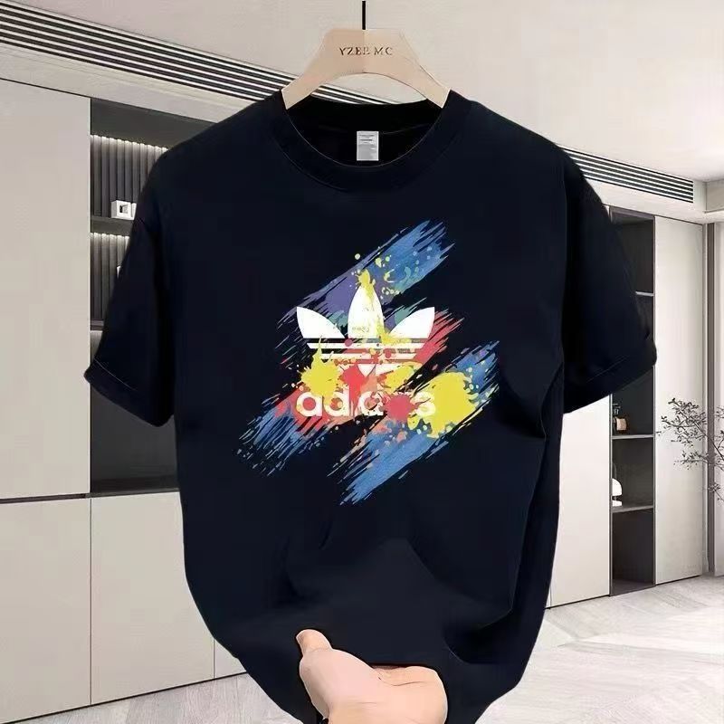 半袖韩版宽松男士T恤卡通印花国潮短袖夏季休闲