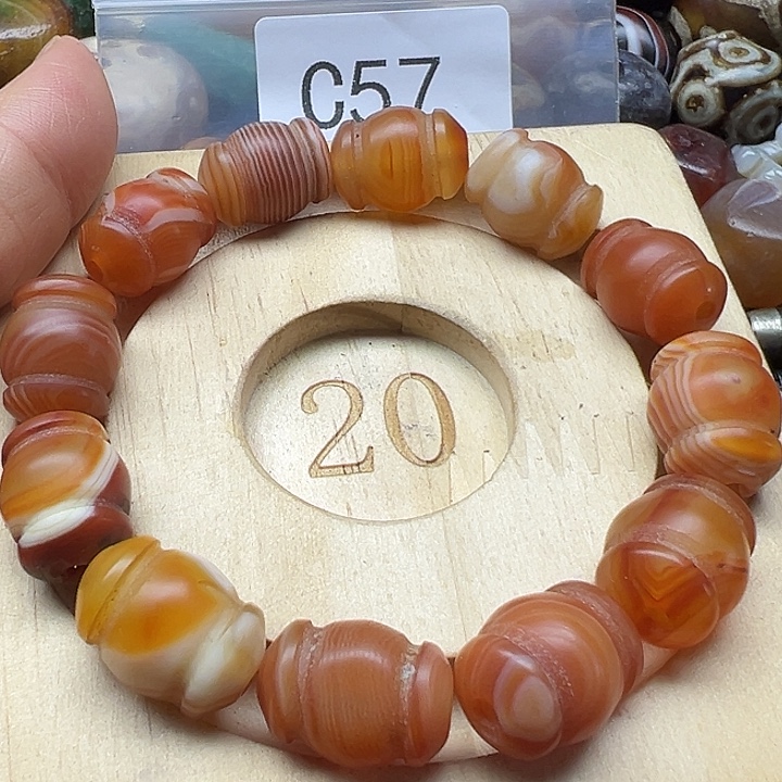 玛瑙/玉髓未镶嵌手链