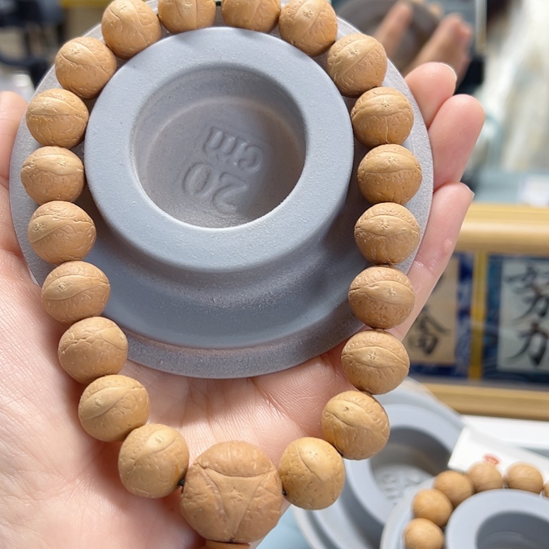 鱼****手串凤眼菩提15手持，7@9287