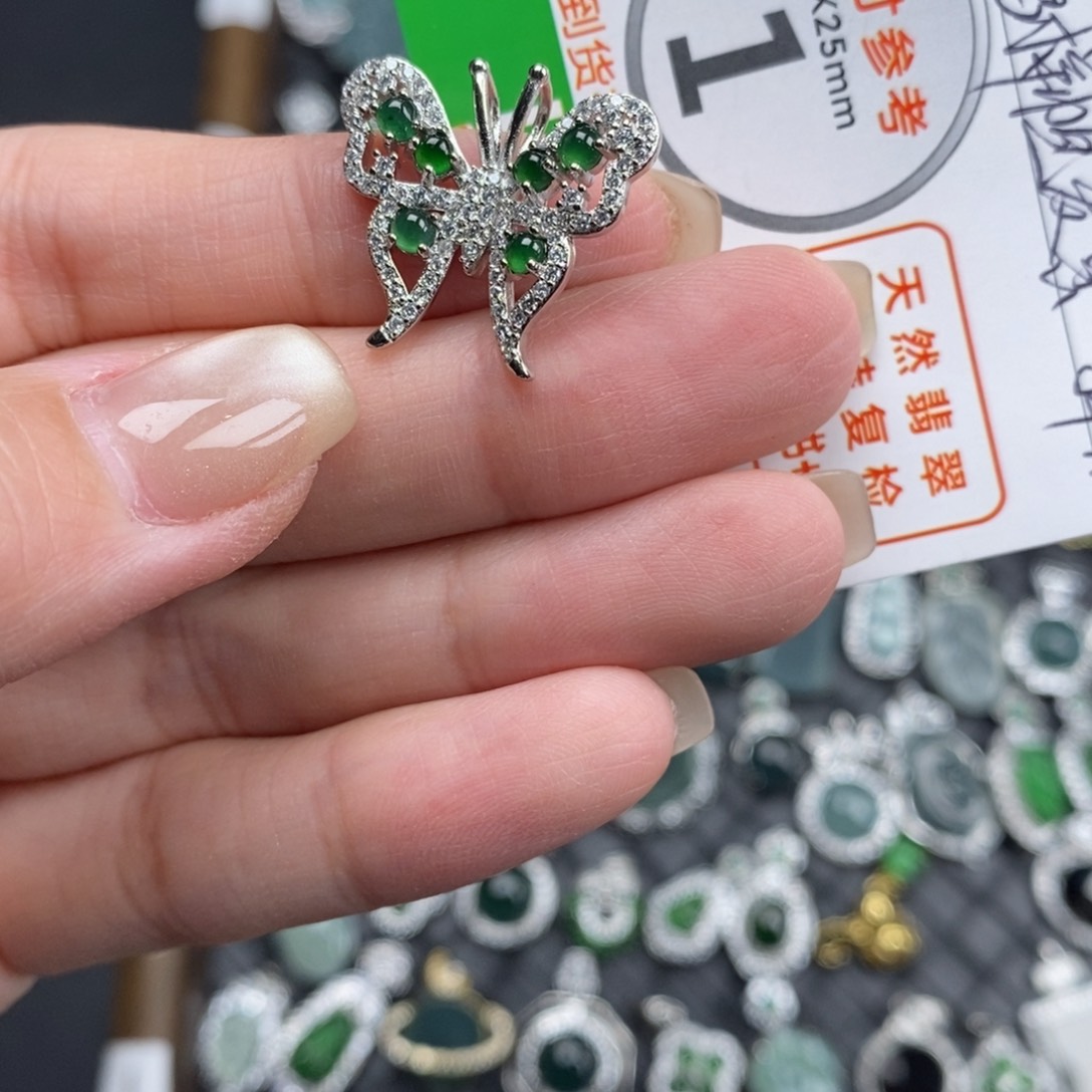 未镶嵌挂件翡翠翡翠