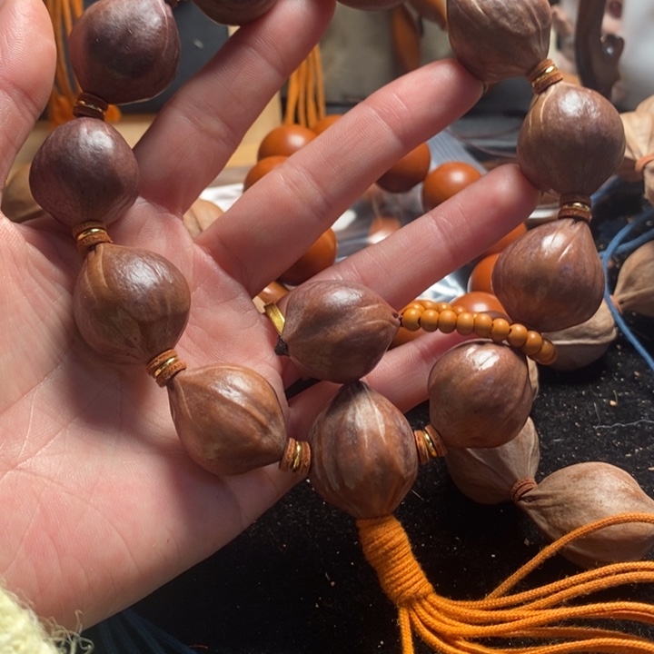 橄榄核手串/手链紫气东来
