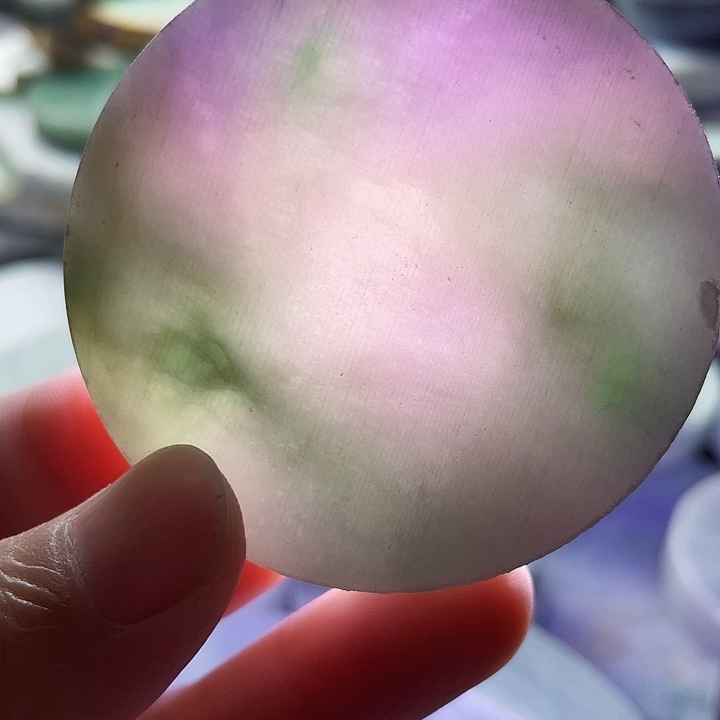 翡翠挂件未镶嵌毛料45