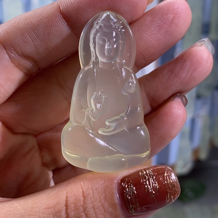 存***兴岫玉未镶嵌颈饰吊坠