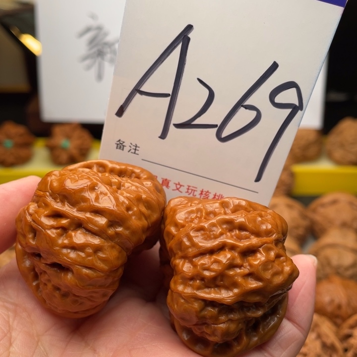 桃核把件文玩核桃蛤蟆头43