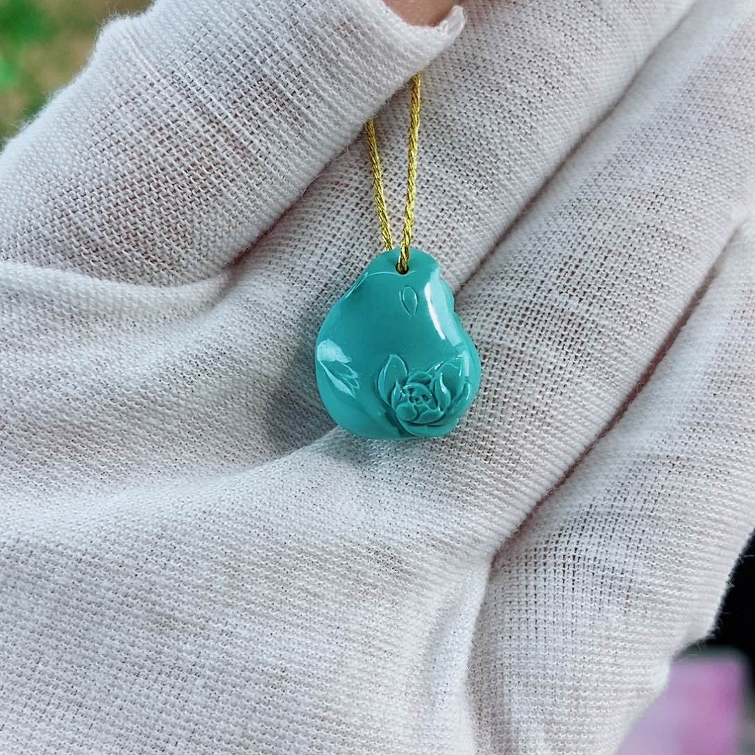 绿松石珠宝奇石未镶嵌