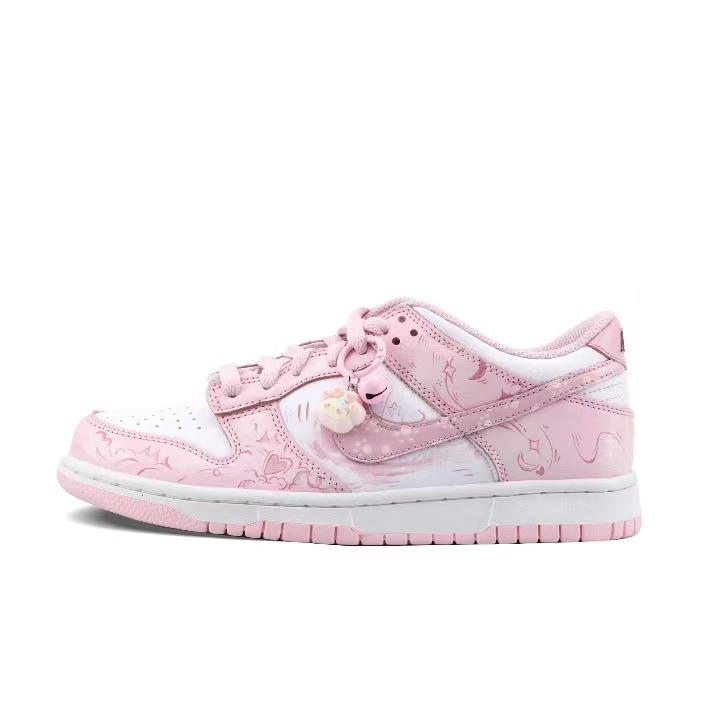 定制运动鞋球鞋Nike/耐克Dunk粉糯爪爪百搭低帮板鞋女款情侣送礼