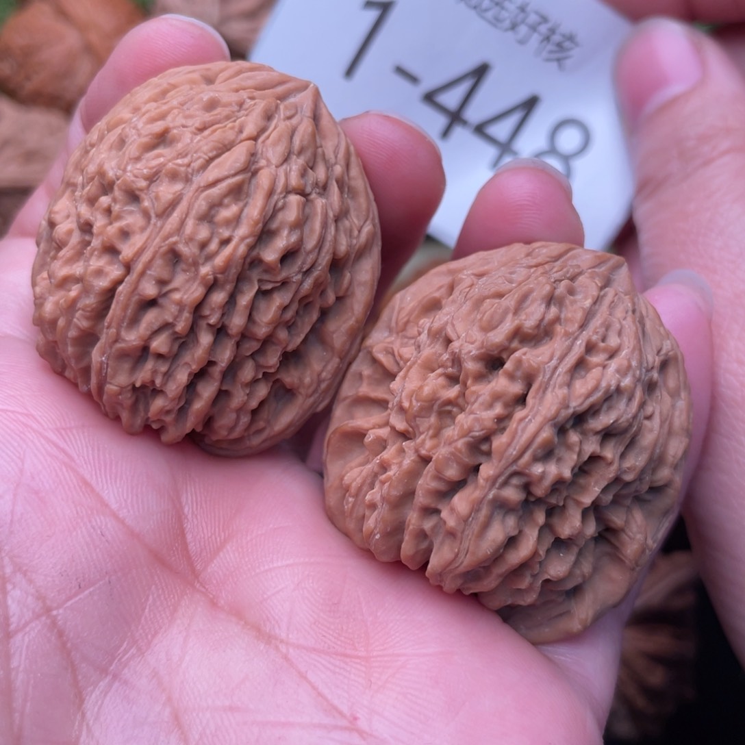 文玩核桃把件无修南疆38