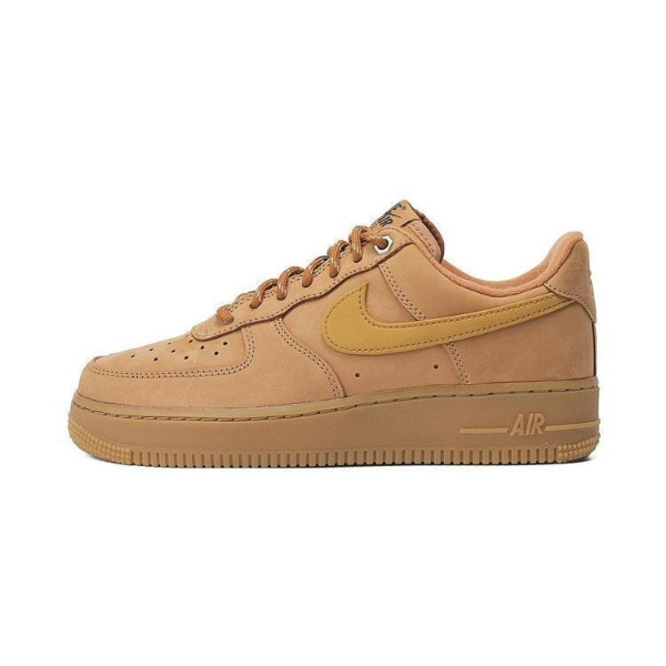 NIKE耐克女子W AIR FORCE 1  07 WB流光风小麦空军板鞋FZ7372-200