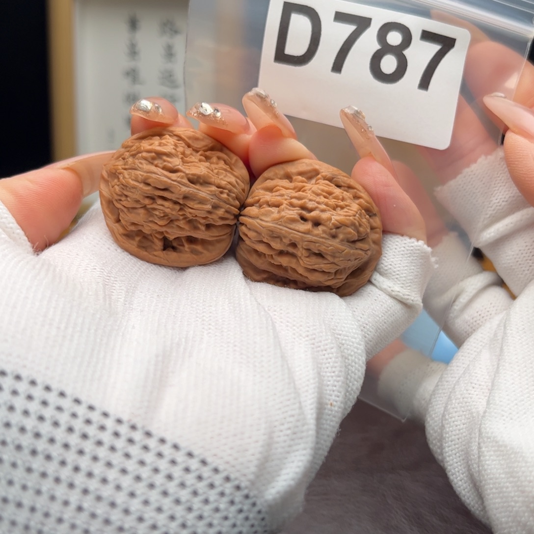 把件文玩核桃32小楼d787