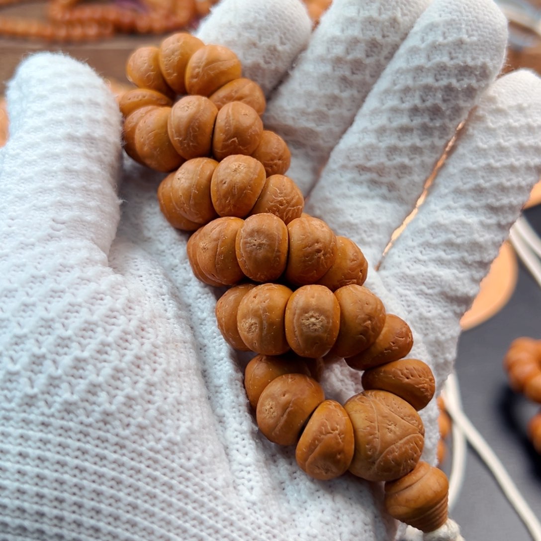 手串凤眼菩提13.5mm老树籽大肠手持