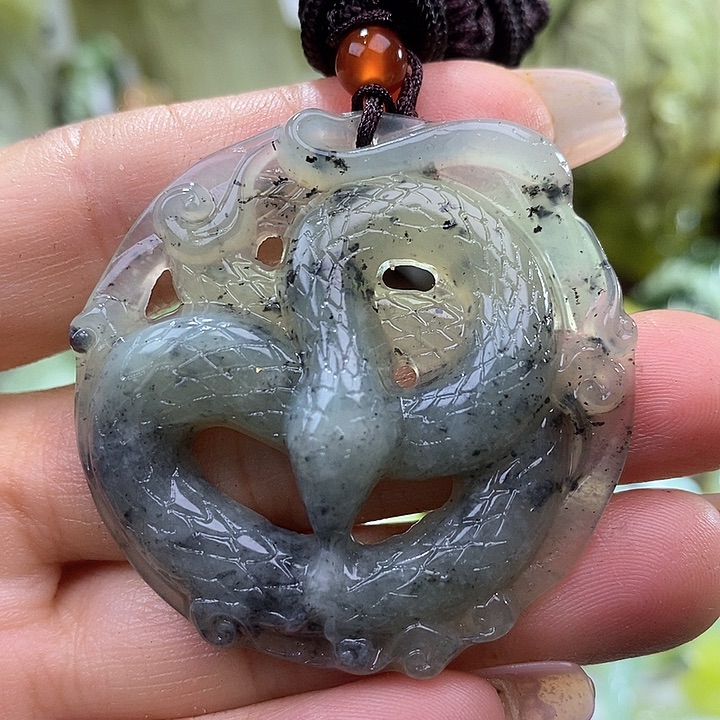 岫玉岫玉吊坠未镶嵌