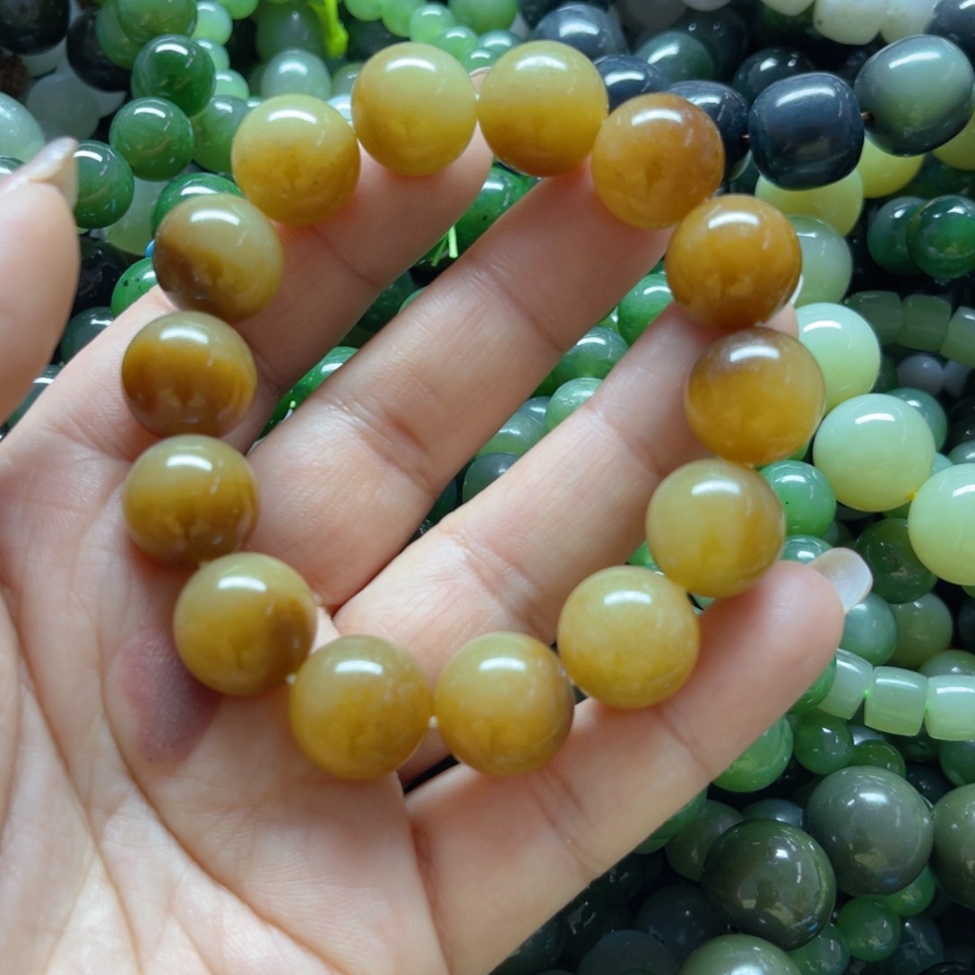 和田玉手链未镶嵌