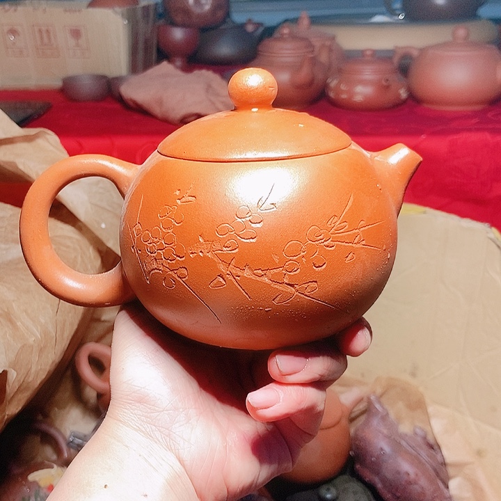 紫砂茶杯宜兴紫砂全手工制作