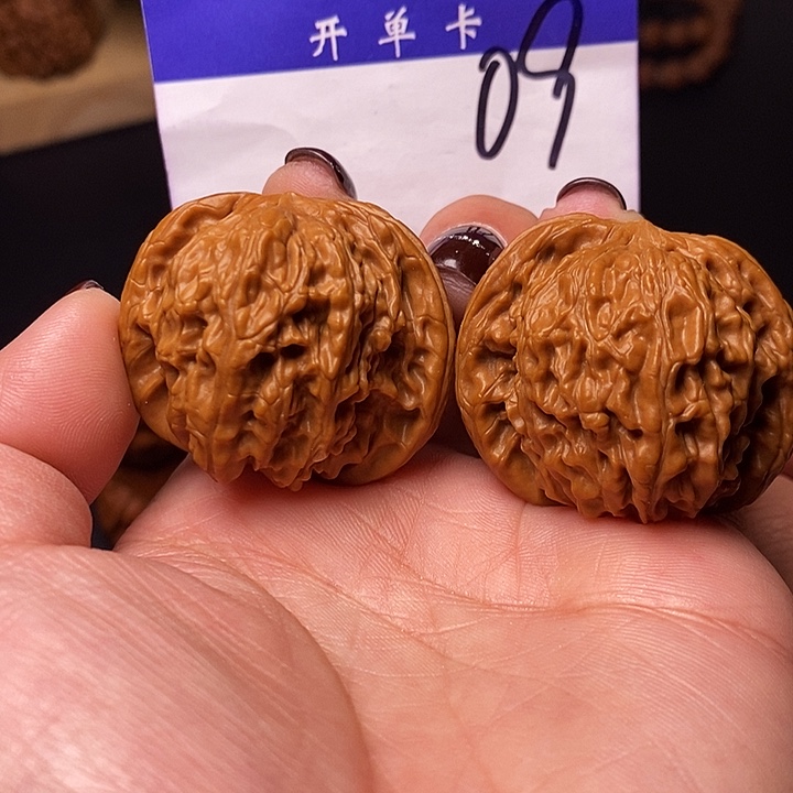 桃核吊坠文玩核桃磨盘39