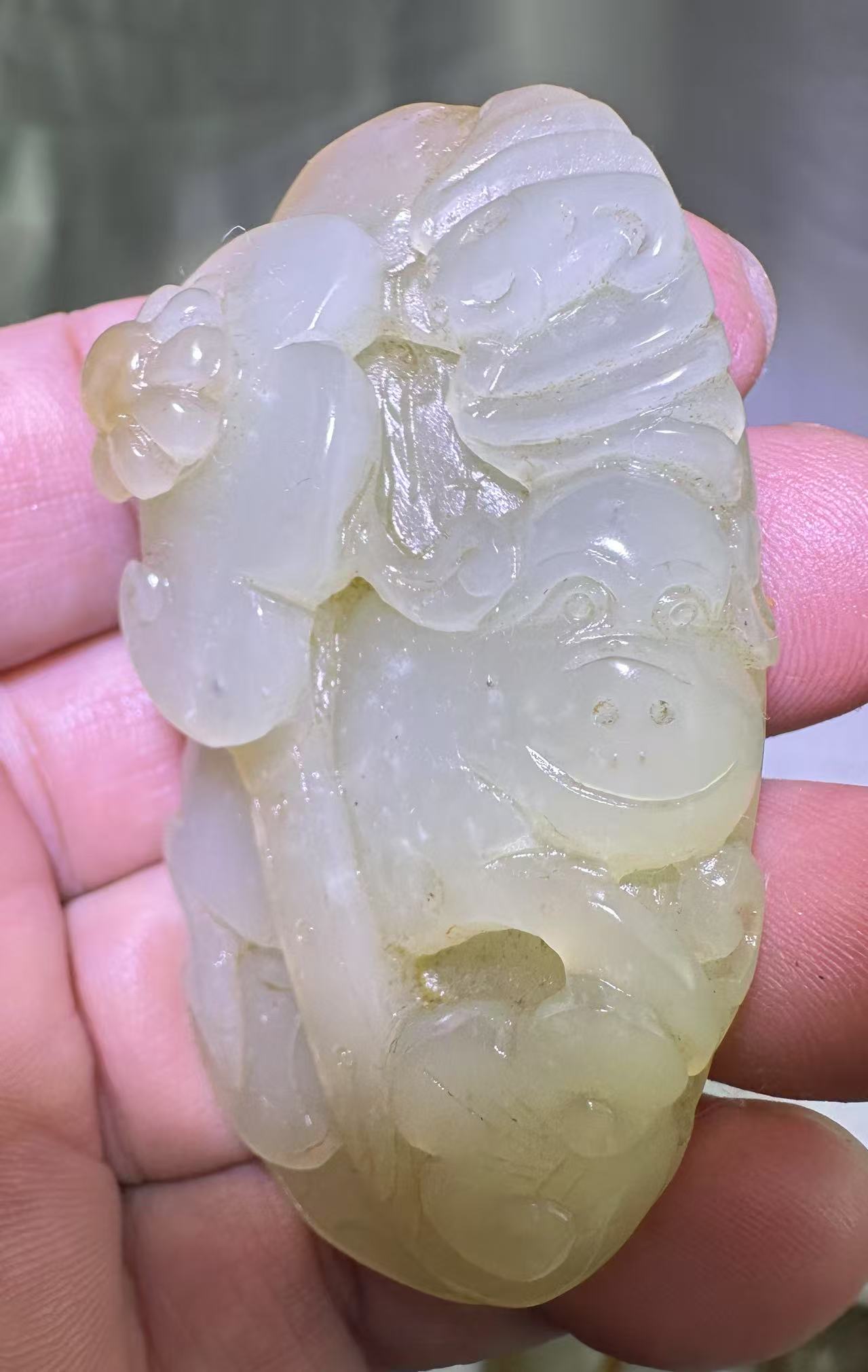 和田玉精品手把件