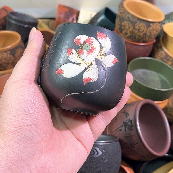 茶杯紫砂全手工紫砂主人杯