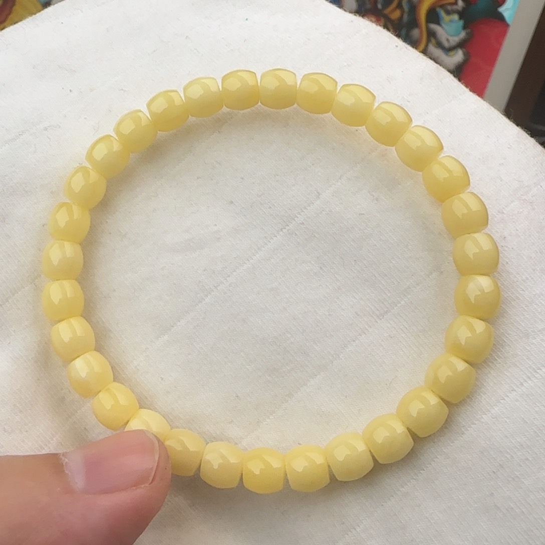 琥珀手链未镶嵌6.5咪