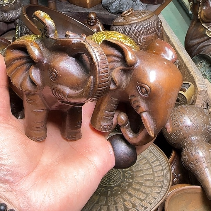 铜器办公室茶室摆件