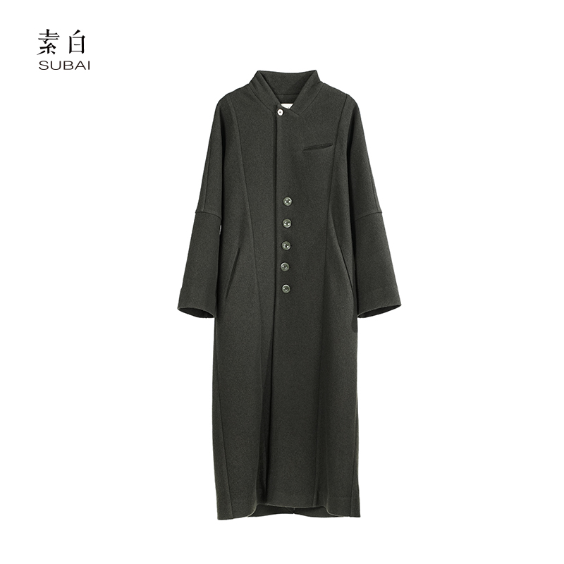 素白羊毛大衣SB2508CP01930