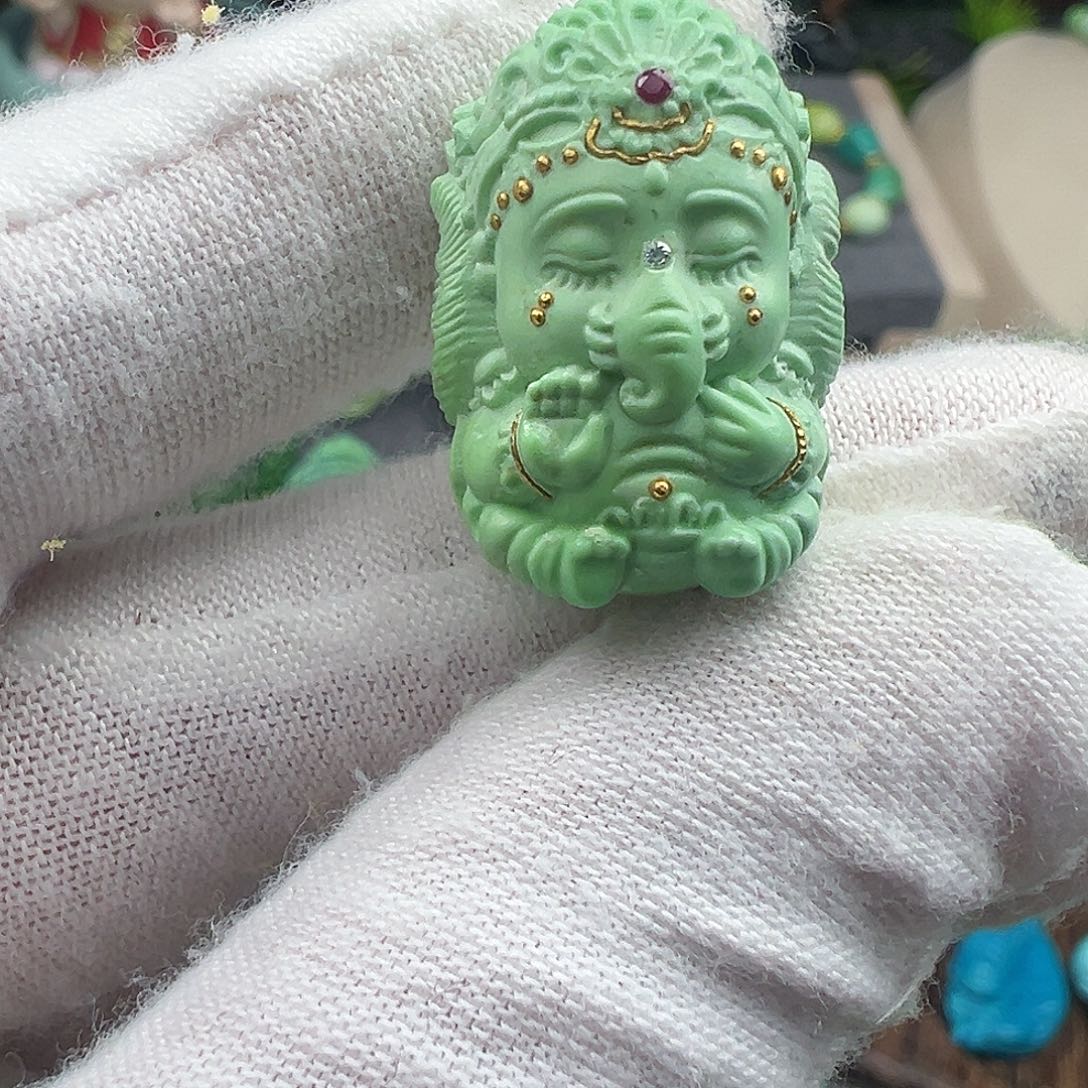 绿松石菜籽黄绿松石Z未镶嵌