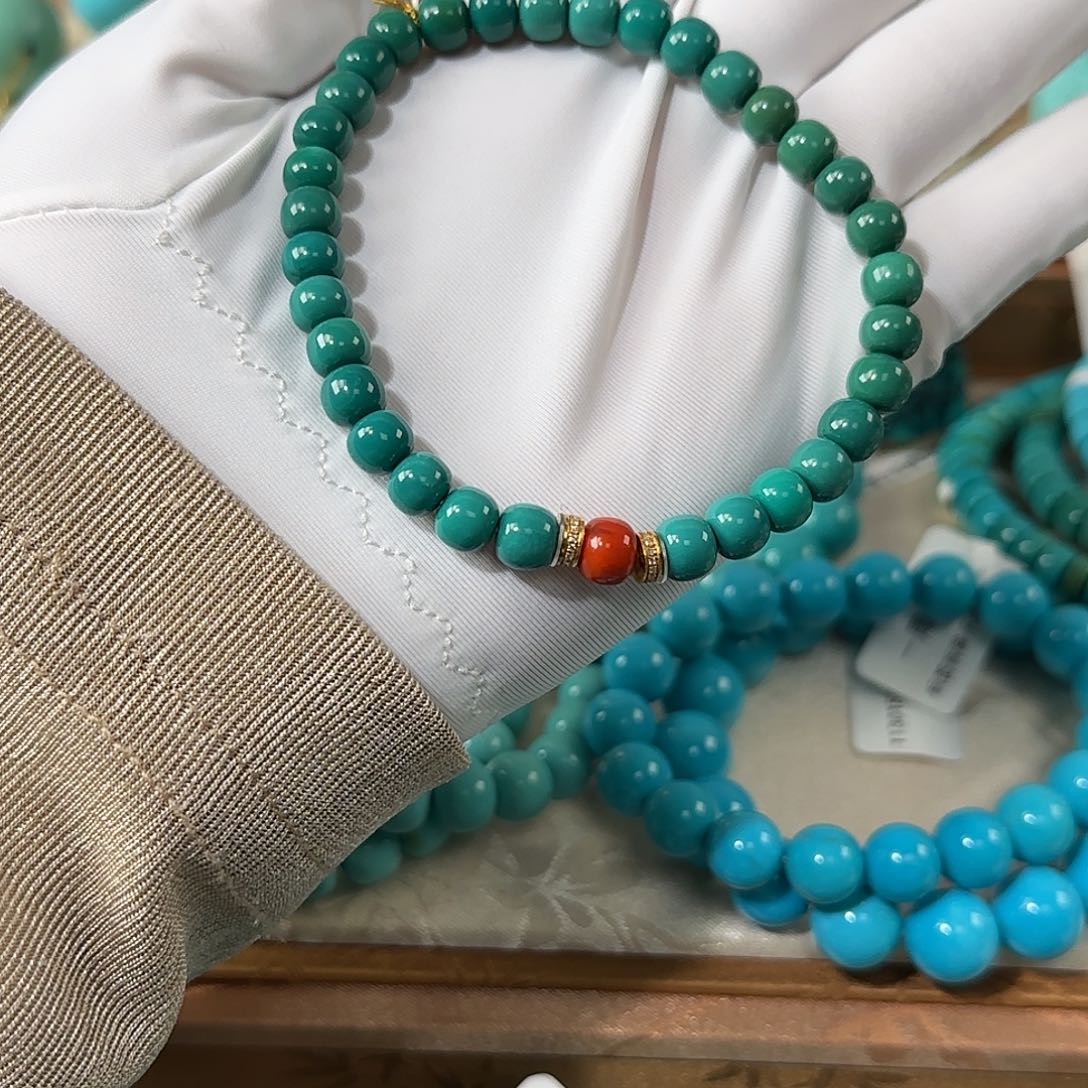 绿松石未镶嵌手链