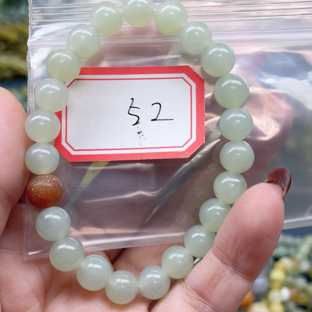 未镶嵌蛇纹石玉手串