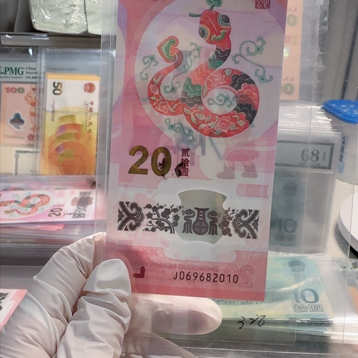 塑料蛇钞年分J069682010