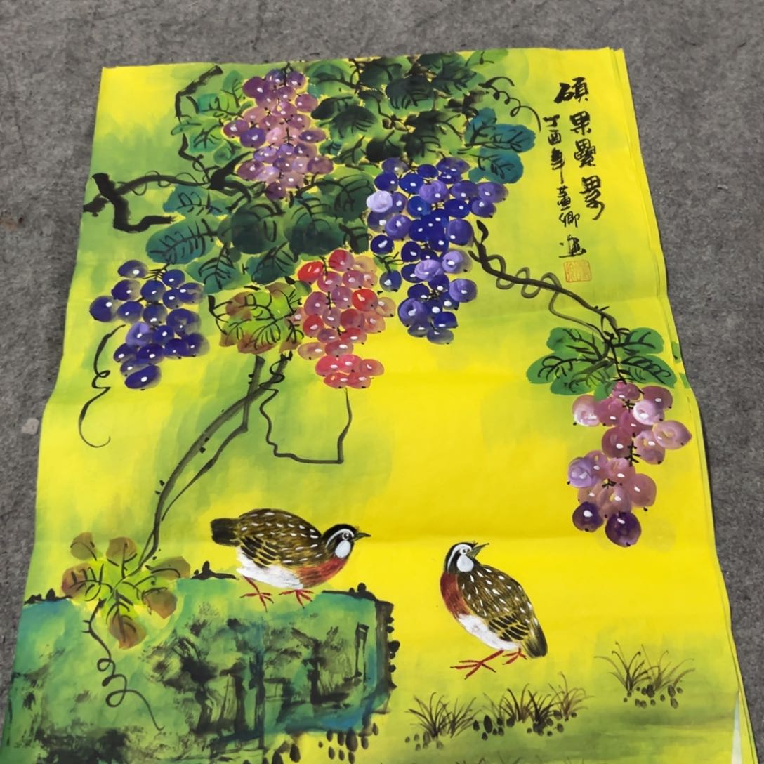 国画国画作品画心一张