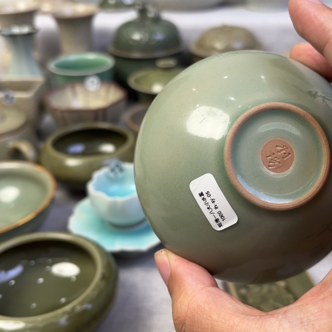 南***Z摆件陶龙泉青瓷茶具系列