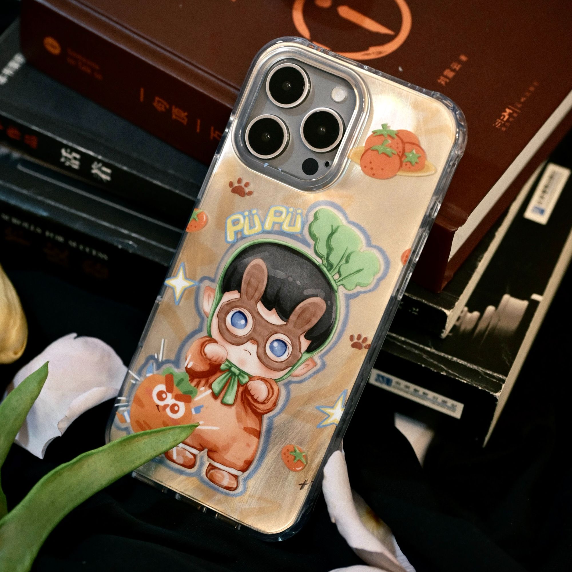 跳舞的胡萝卜系列模内注塑imd卡通创意个性防摔按键全包ins手机壳