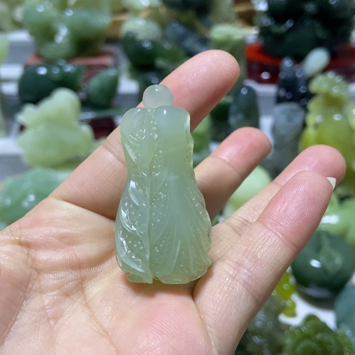 【闪购商品】蛇纹石玉挂件未镶嵌