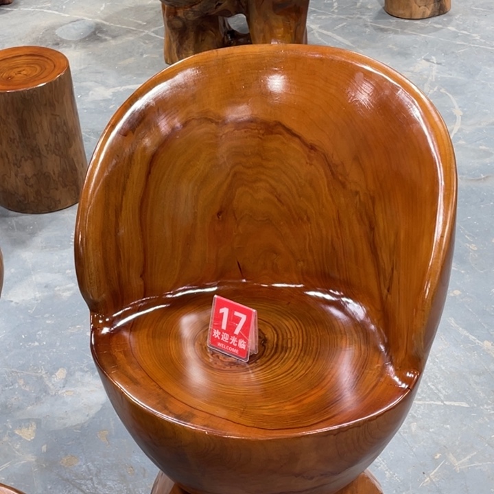 都***哥香樟木实木靠背椅