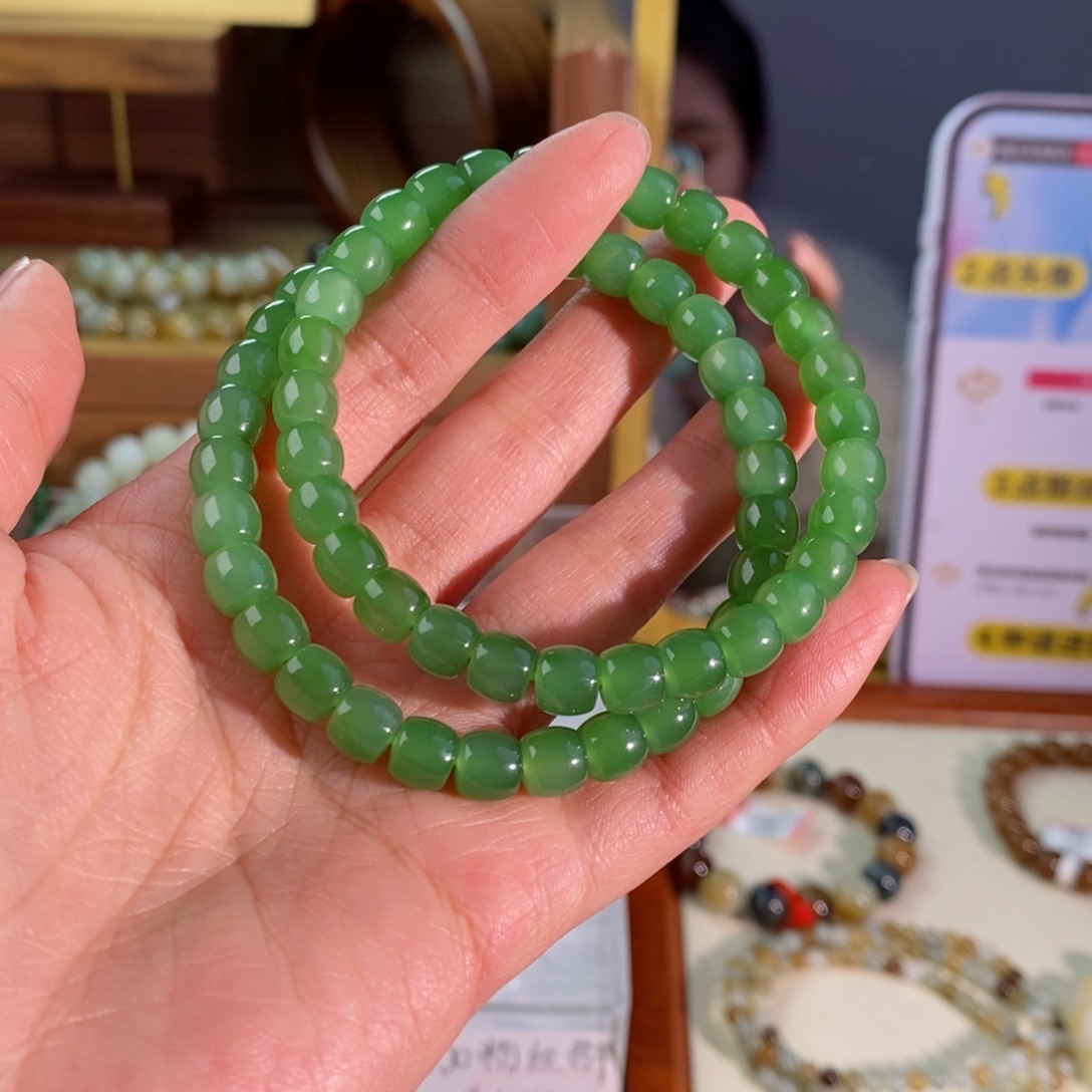 和田玉手串多样性拍一发一未镶嵌