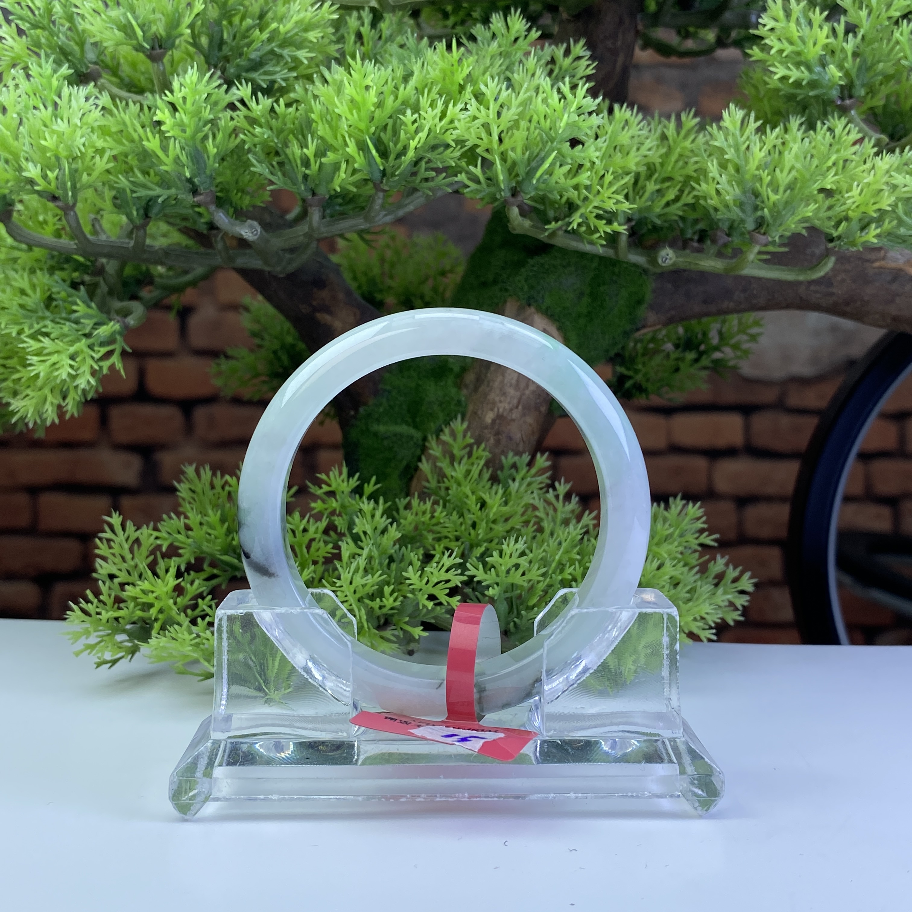 59【刀客砍价王】妮妮-天然缅甸A货翡翠手镯 J15