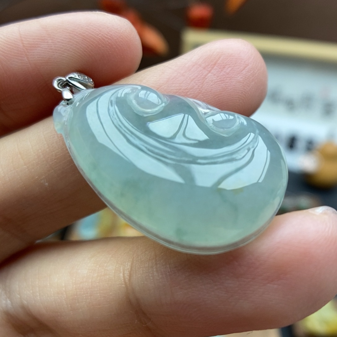 【闪购商品】颈饰银S925镶嵌翡翠14