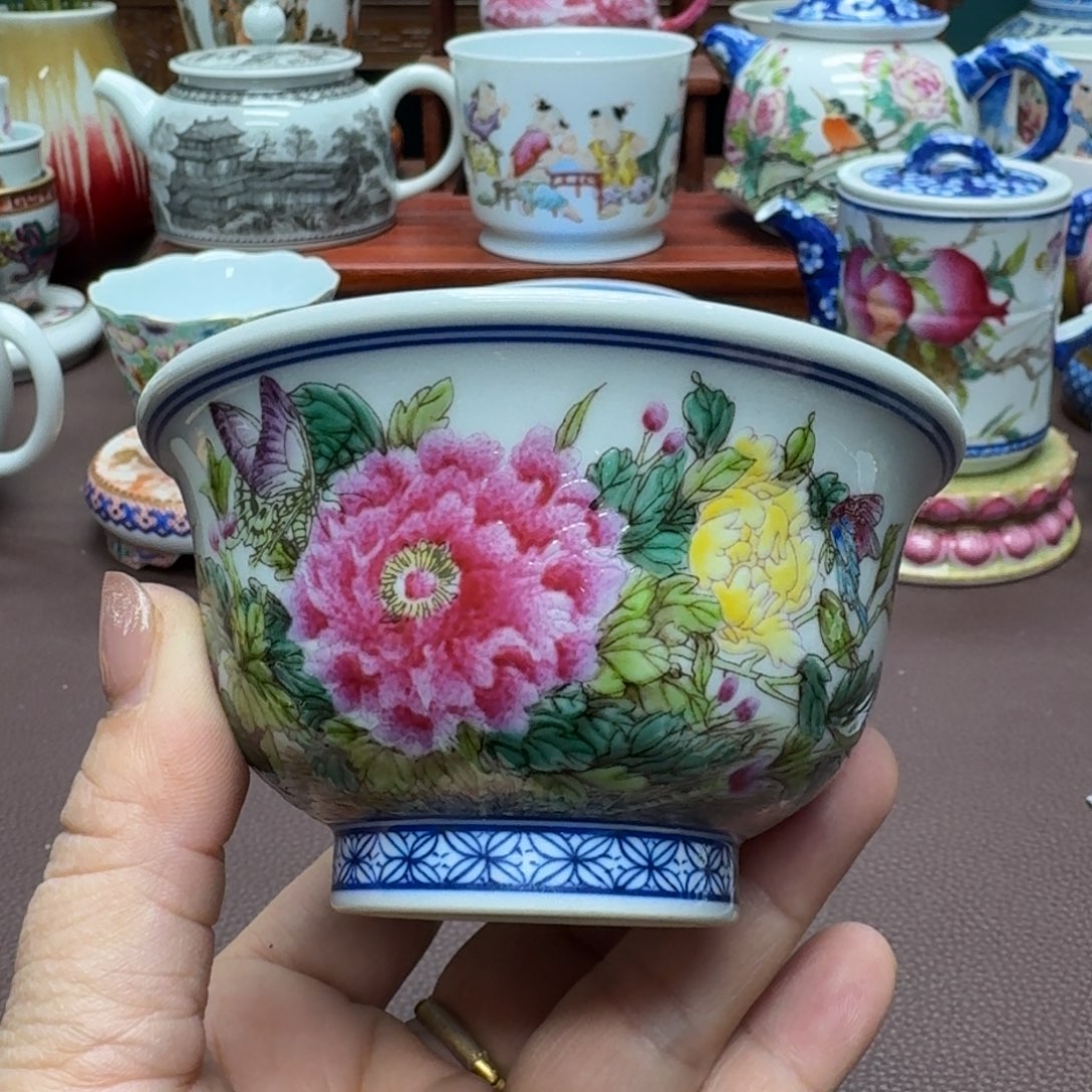瓷片景德镇仿古手工制作精品展示
