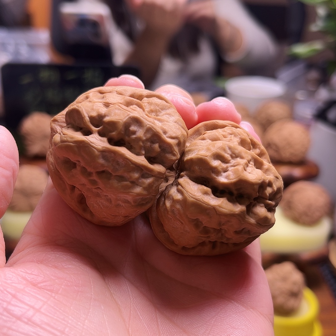 文玩核桃把件41尺白茬蛤蟆35