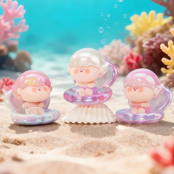 【代拆】阿玛莉莉丝贝壳系列萌趣豆萌粒盲盒精品潮玩收藏