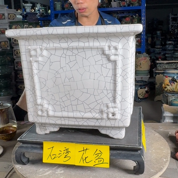 一风堂石湾花盆 内25*23气孔微瑕063