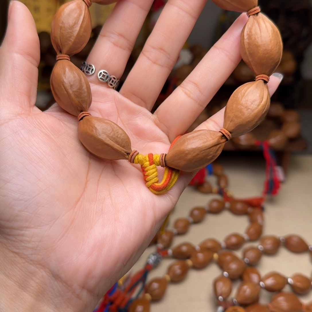 橄榄核手串1.9+老师在 正宗梅林铁核