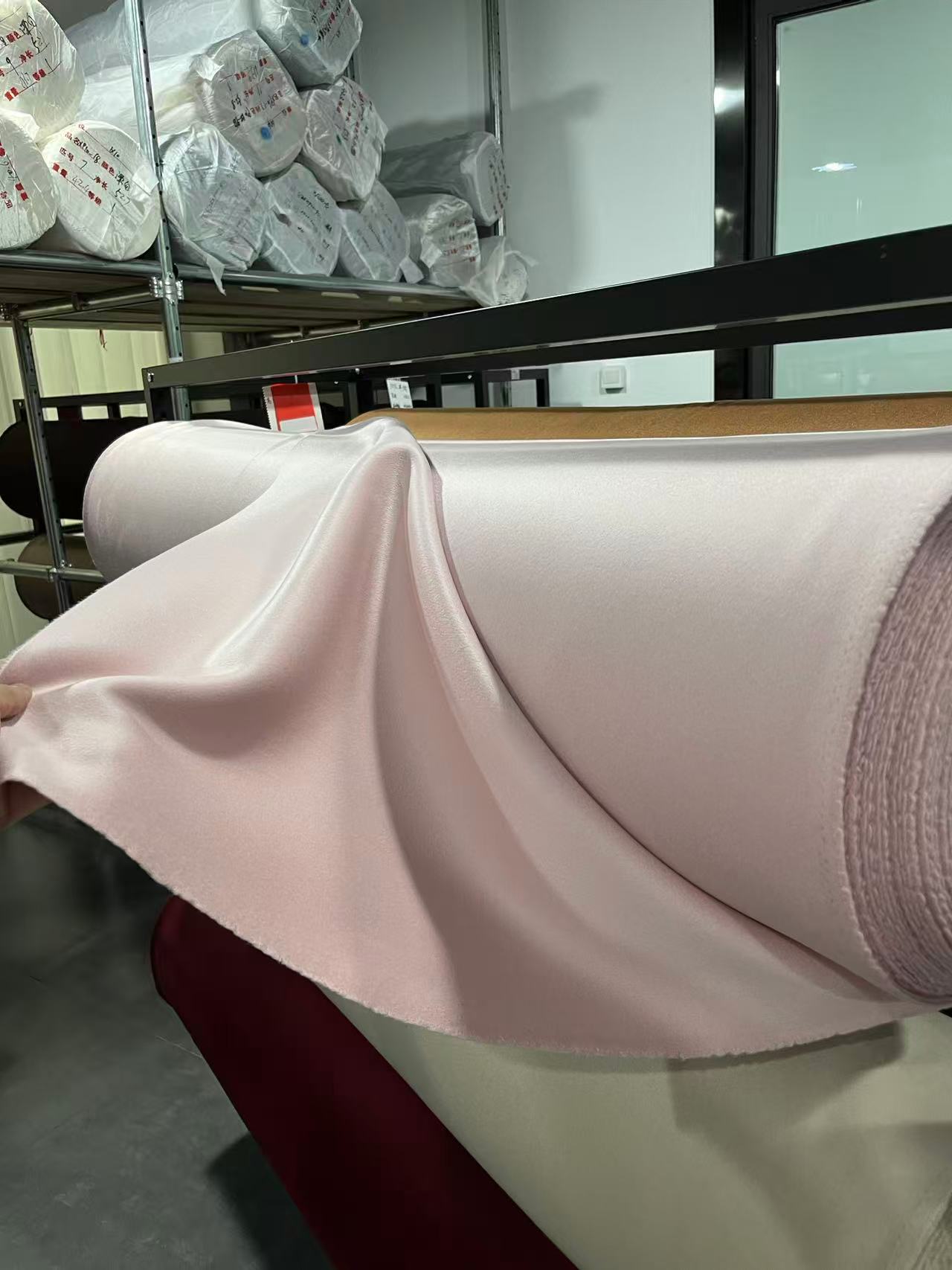  50%羊绒 50%羊毛 双面羊绒大衣面料 布料 手工定制大衣 裁缝