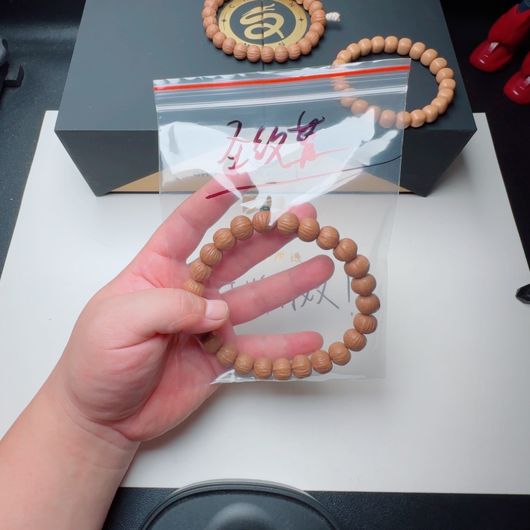 圣***蓝猴头核桃手串冯战神猴头精品手串