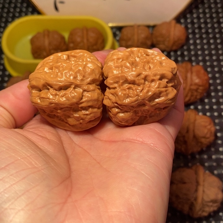 文玩核桃把件四开大腿肌肉蛙