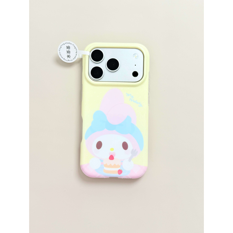 ins韩系可爱甜品美乐蒂手机壳苹果iPhone17promax包相机键磨砂