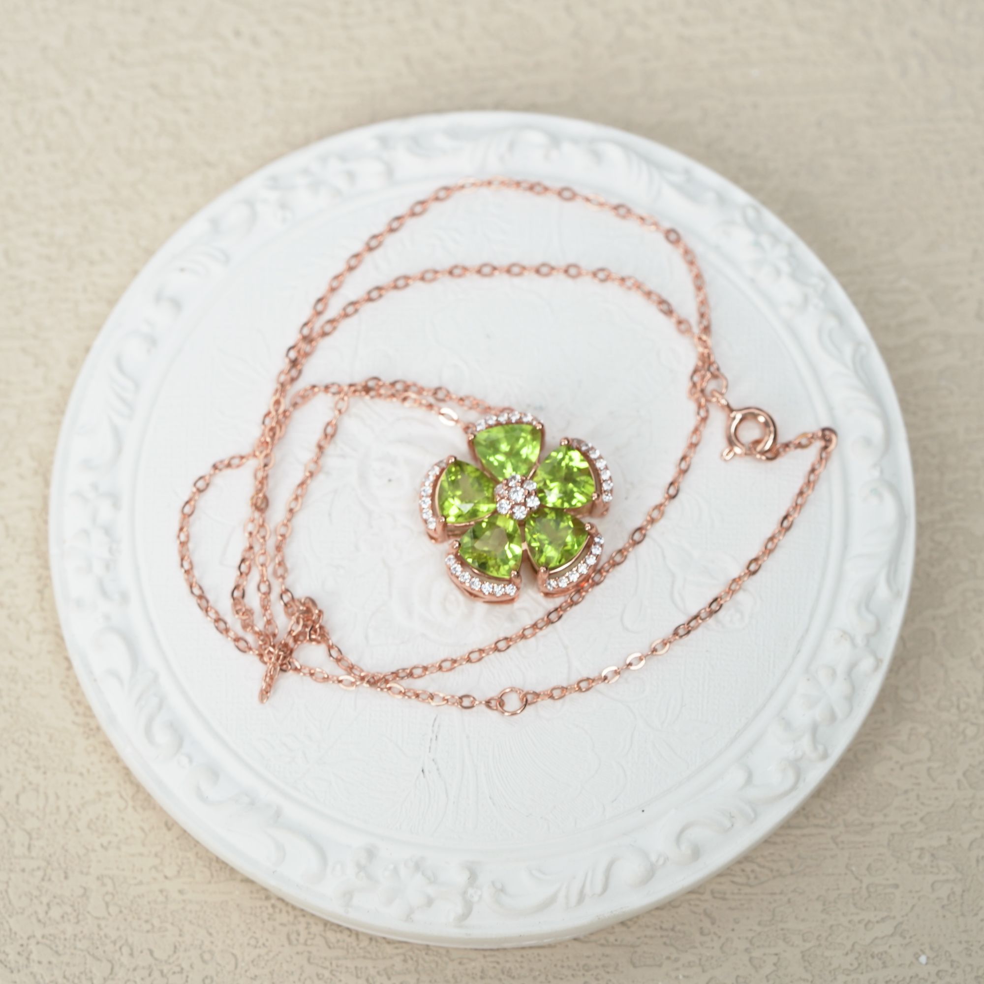 JSGLX0143-橄榄石项链